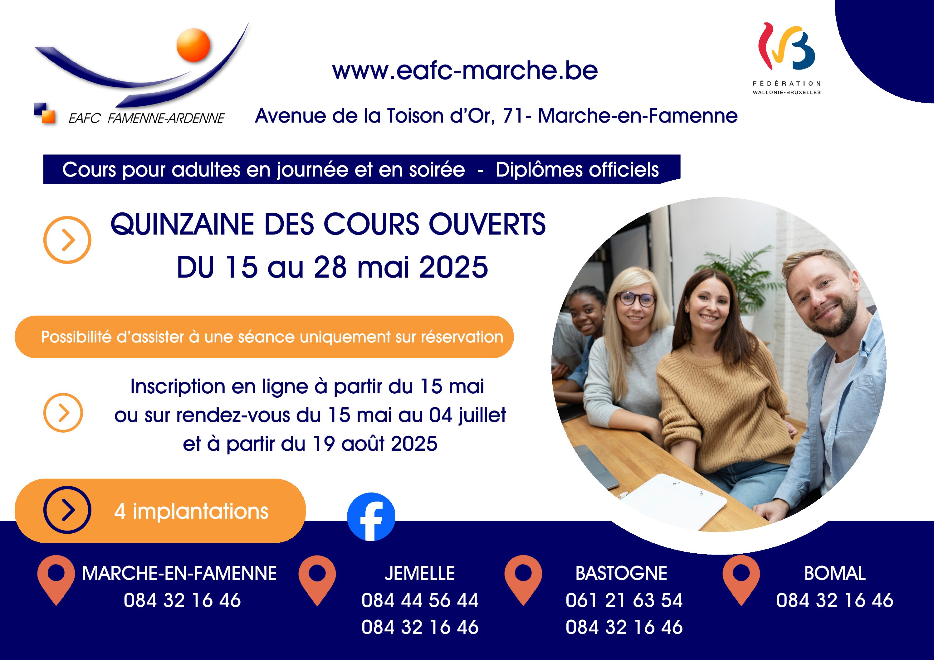 Lire la suite à propos de l’article Quinzaine des cours ouverts