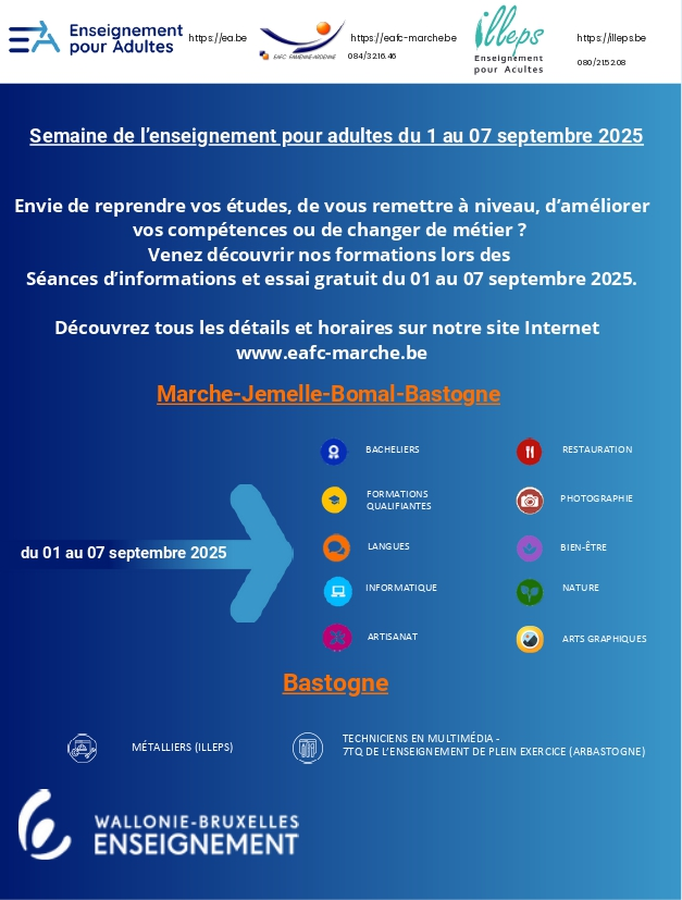 You are currently viewing Semaine de l’enseignement pour adulte