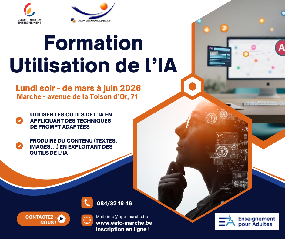 You are currently viewing Nouvelle formation – Utilisation de l’IA